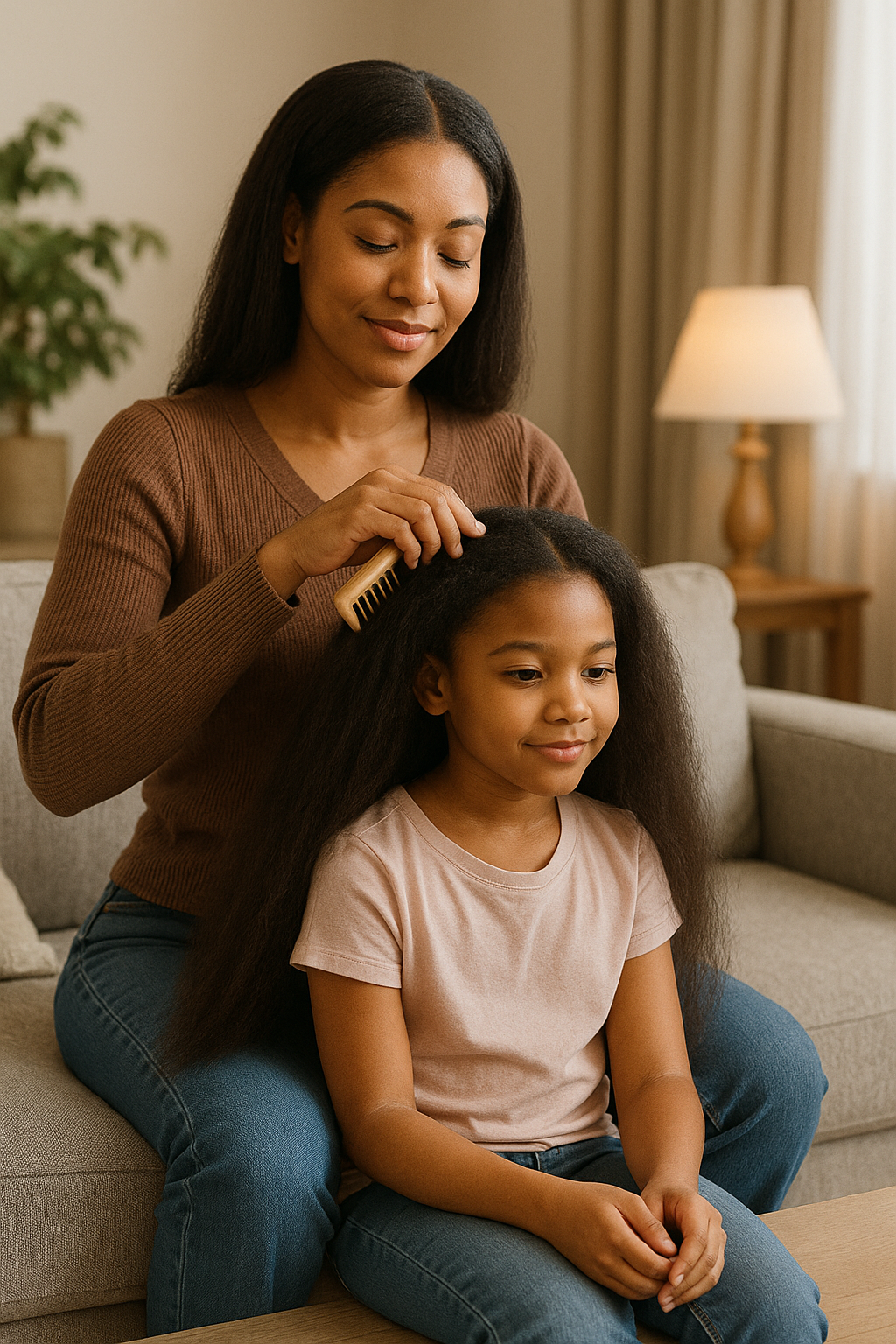 🌿 Building a Natural Hair Growth Routine That Actually Works
